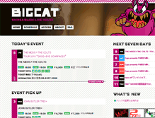 Tablet Screenshot of bigcat-live.com